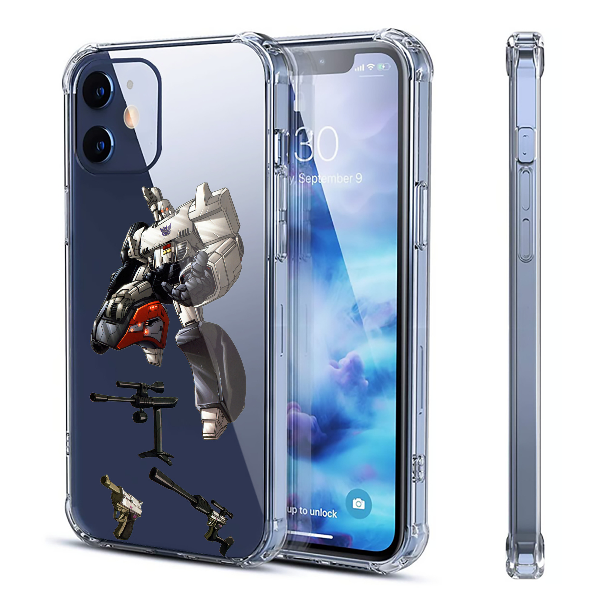 （画像用）  【iPhone 12シリーズ対応】透明スマホケース（クリアソフトケース）